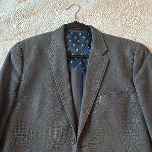 Johnson and Murphy Casual Blue Blazer